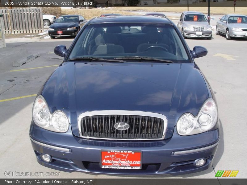 Ardor Blue / Black 2005 Hyundai Sonata GLS V6