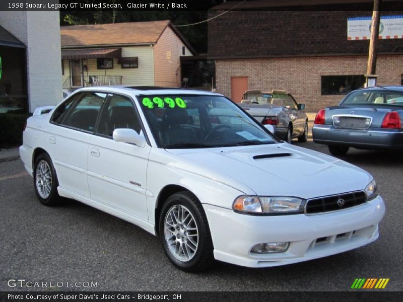 Glacier White / Black 1998 Subaru Legacy GT Limited Sedan