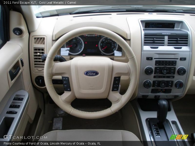 Gold Leaf Metallic / Camel 2011 Ford Escape XLT