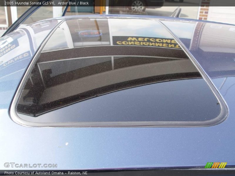 Ardor Blue / Black 2005 Hyundai Sonata GLS V6