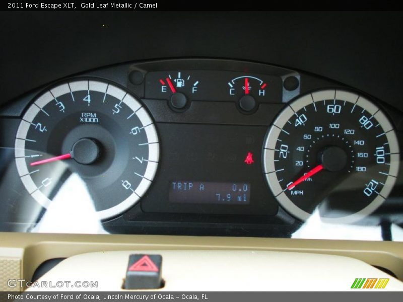 Gold Leaf Metallic / Camel 2011 Ford Escape XLT