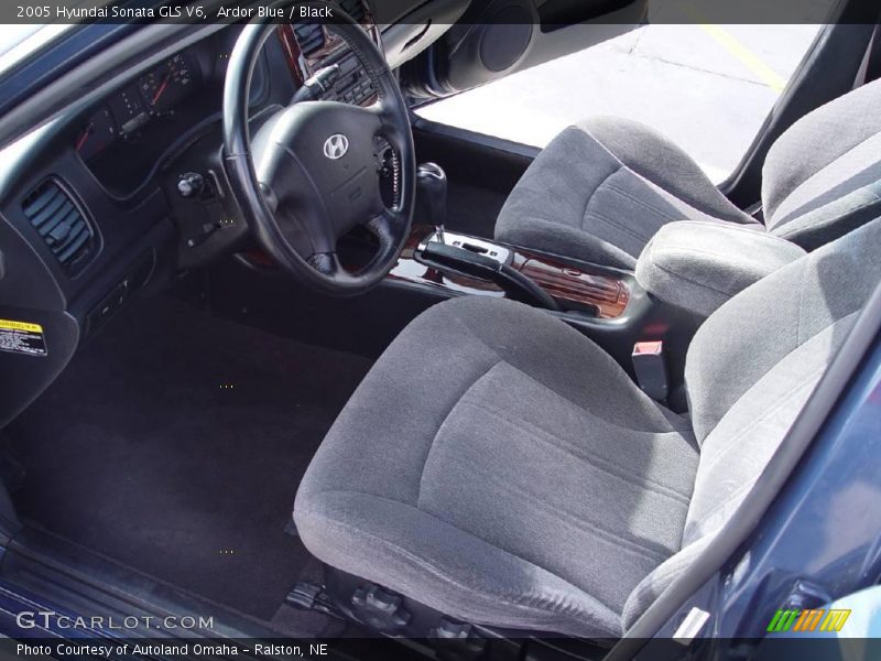 Ardor Blue / Black 2005 Hyundai Sonata GLS V6
