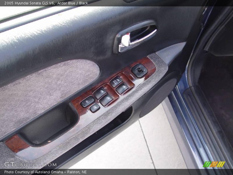 Ardor Blue / Black 2005 Hyundai Sonata GLS V6