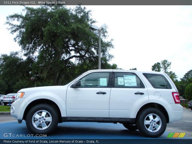 White Suede / Stone 2011 Ford Escape XLS