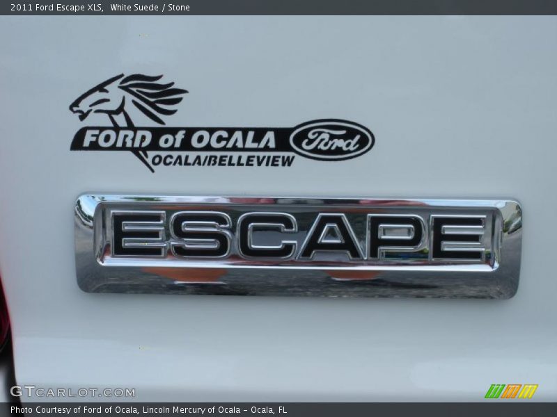 White Suede / Stone 2011 Ford Escape XLS