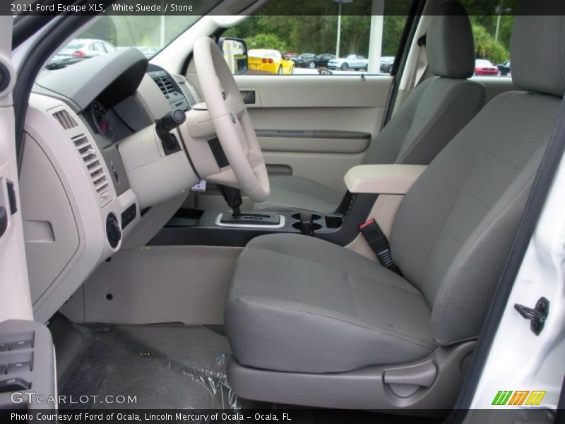 White Suede / Stone 2011 Ford Escape XLS
