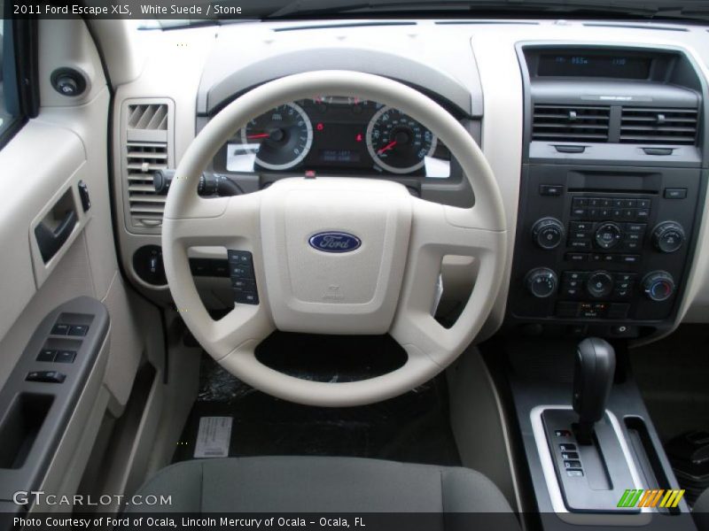 White Suede / Stone 2011 Ford Escape XLS