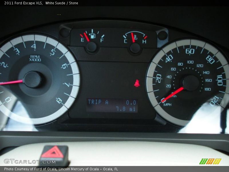 White Suede / Stone 2011 Ford Escape XLS