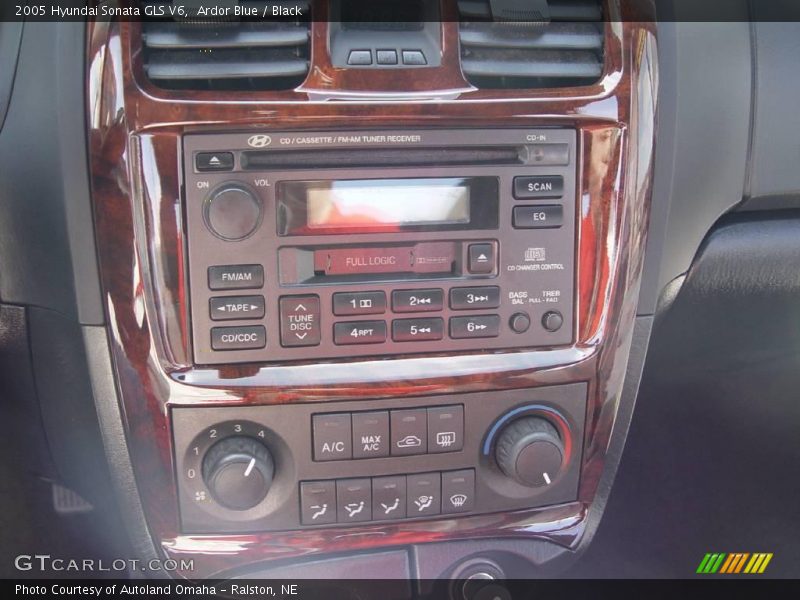 Ardor Blue / Black 2005 Hyundai Sonata GLS V6