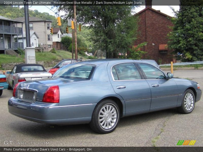 Medium Steel Blue Metallic / Dark Stone/Medium Light Stone 2004 Lincoln Town Car Ultimate