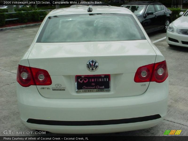 Campanella White / Anthracite Black 2006 Volkswagen Jetta TDI Sedan
