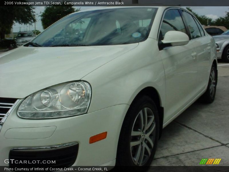 Campanella White / Anthracite Black 2006 Volkswagen Jetta TDI Sedan