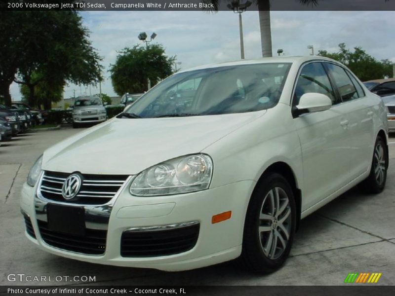 Campanella White / Anthracite Black 2006 Volkswagen Jetta TDI Sedan