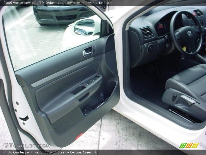 Campanella White / Anthracite Black 2006 Volkswagen Jetta TDI Sedan