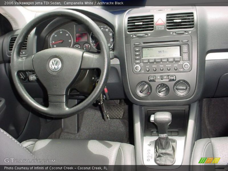 Campanella White / Anthracite Black 2006 Volkswagen Jetta TDI Sedan