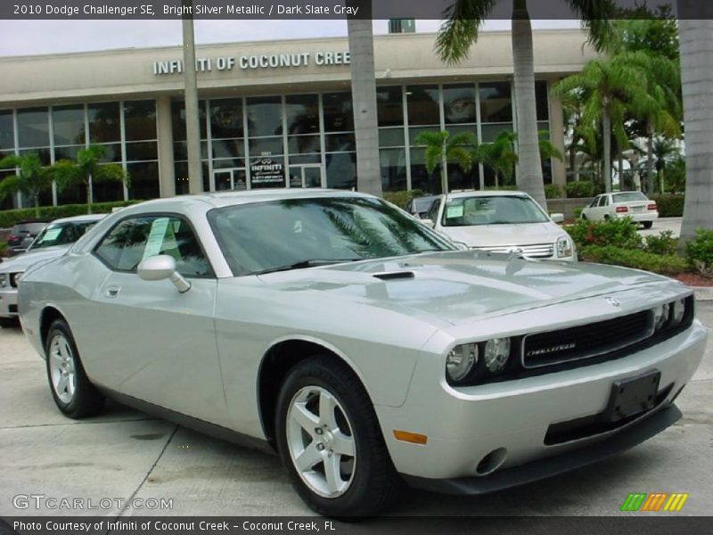 Bright Silver Metallic / Dark Slate Gray 2010 Dodge Challenger SE