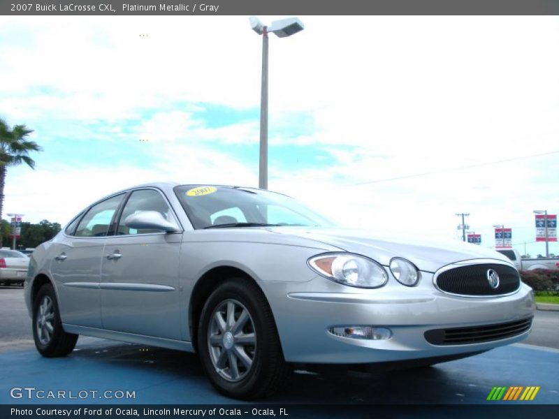 Platinum Metallic / Gray 2007 Buick LaCrosse CXL