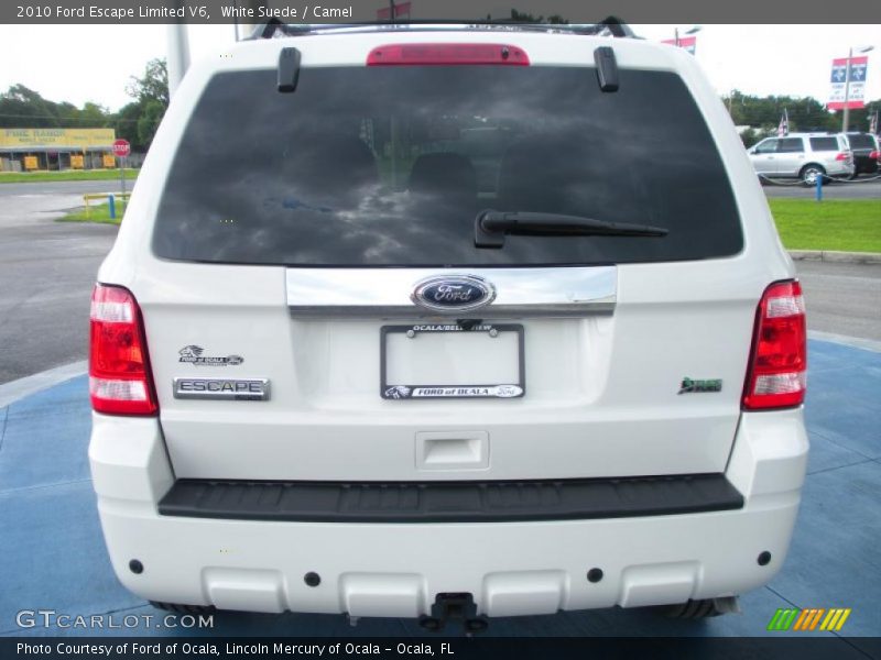 White Suede / Camel 2010 Ford Escape Limited V6