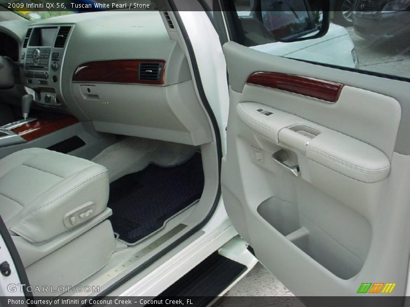 Tuscan White Pearl / Stone 2009 Infiniti QX 56