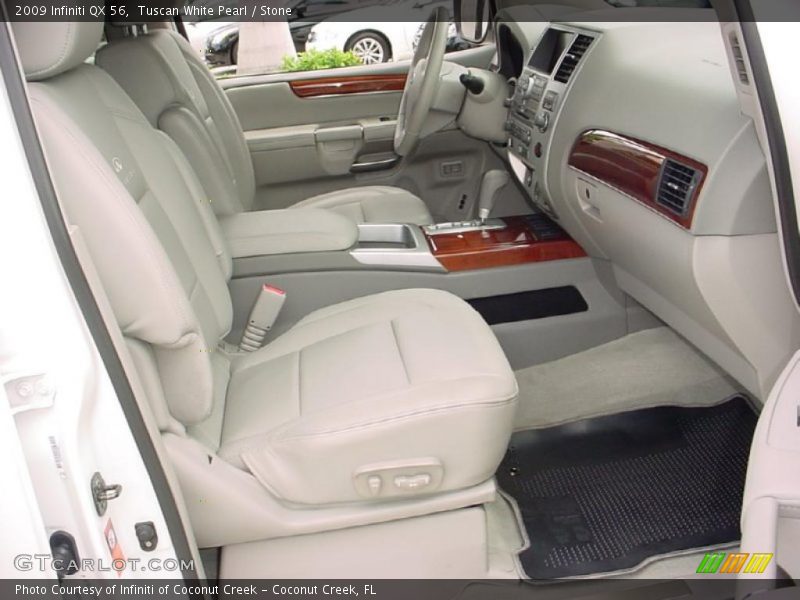 Tuscan White Pearl / Stone 2009 Infiniti QX 56