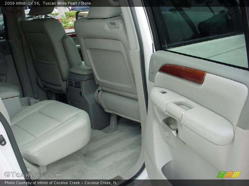 Tuscan White Pearl / Stone 2009 Infiniti QX 56