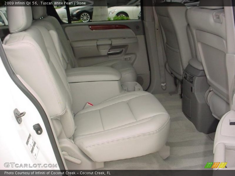 Tuscan White Pearl / Stone 2009 Infiniti QX 56