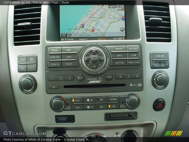 Tuscan White Pearl / Stone 2009 Infiniti QX 56