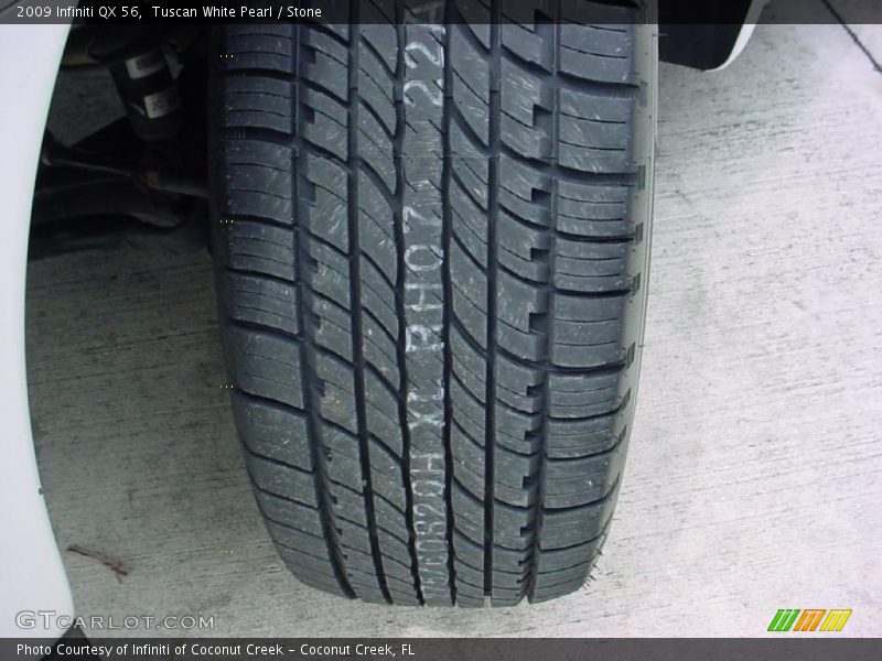 Tuscan White Pearl / Stone 2009 Infiniti QX 56