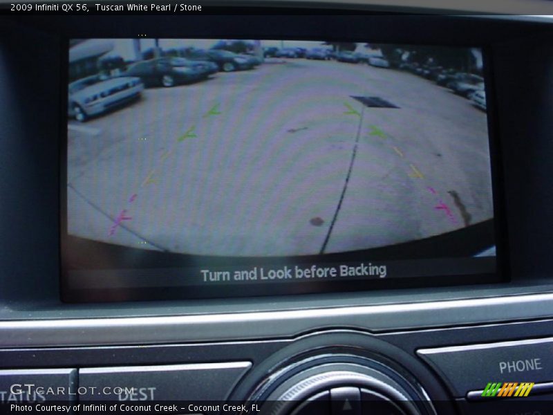 Tuscan White Pearl / Stone 2009 Infiniti QX 56