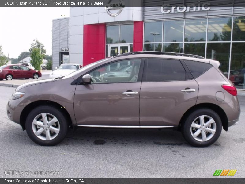 Tinted Bronze Metallic / Beige 2010 Nissan Murano SL