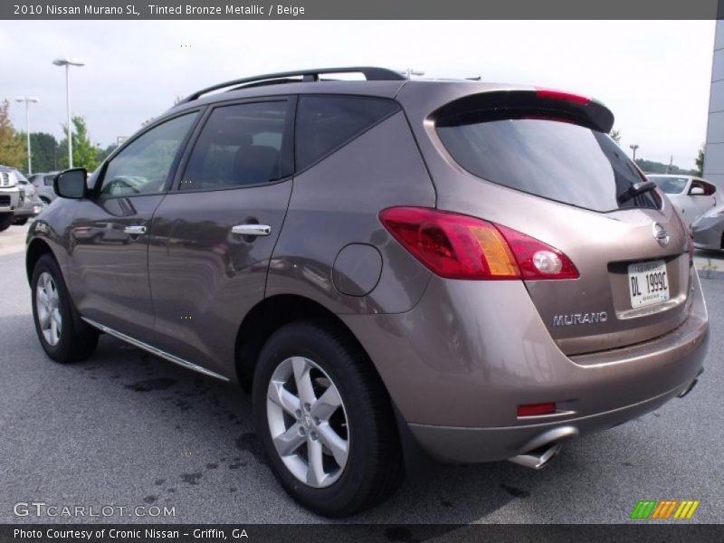 Tinted Bronze Metallic / Beige 2010 Nissan Murano SL