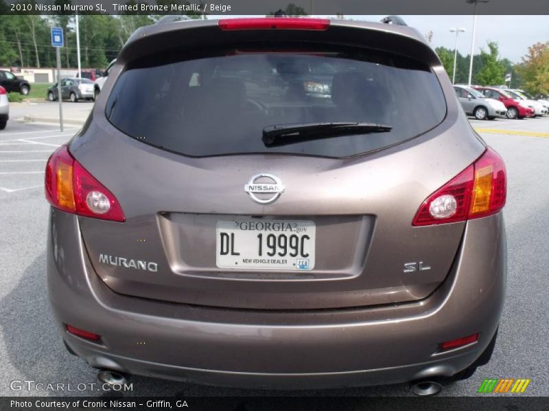 Tinted Bronze Metallic / Beige 2010 Nissan Murano SL