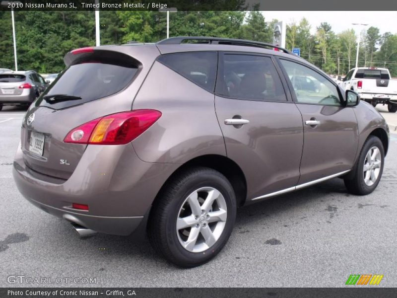 Tinted Bronze Metallic / Beige 2010 Nissan Murano SL