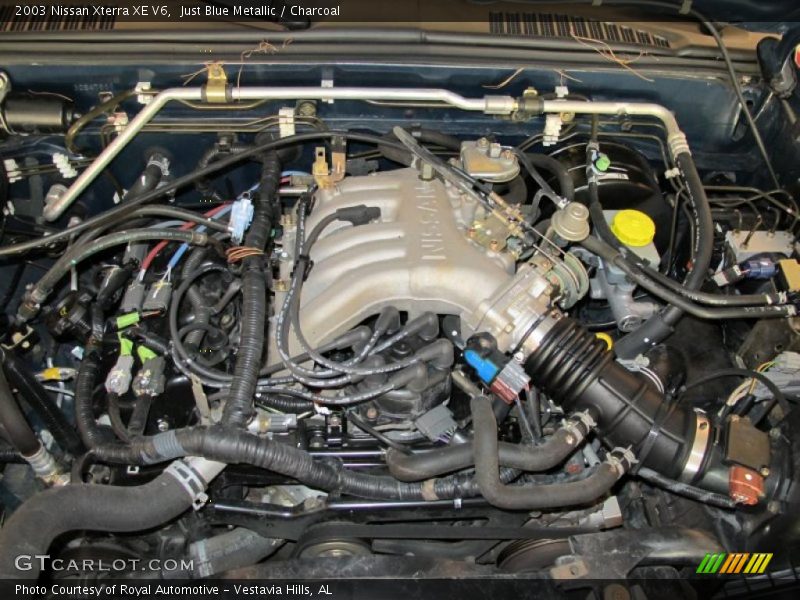 Just Blue Metallic / Charcoal 2003 Nissan Xterra XE V6