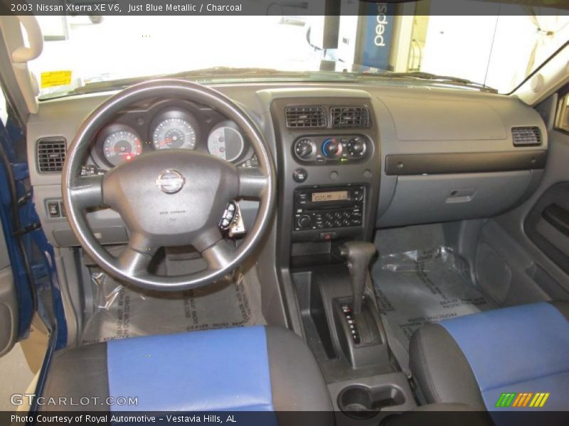 Just Blue Metallic / Charcoal 2003 Nissan Xterra XE V6