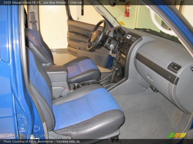 Just Blue Metallic / Charcoal 2003 Nissan Xterra XE V6