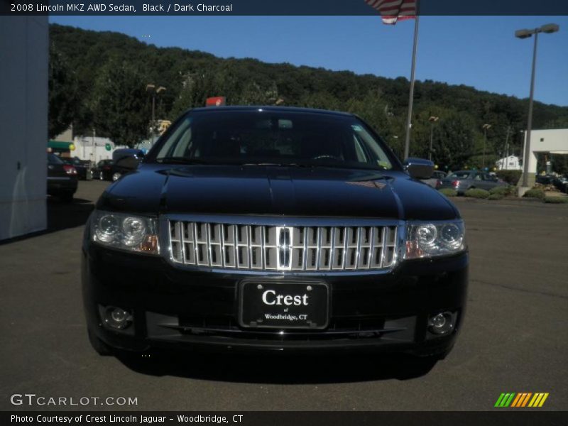 Black / Dark Charcoal 2008 Lincoln MKZ AWD Sedan