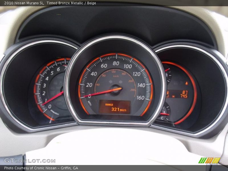 Tinted Bronze Metallic / Beige 2010 Nissan Murano SL
