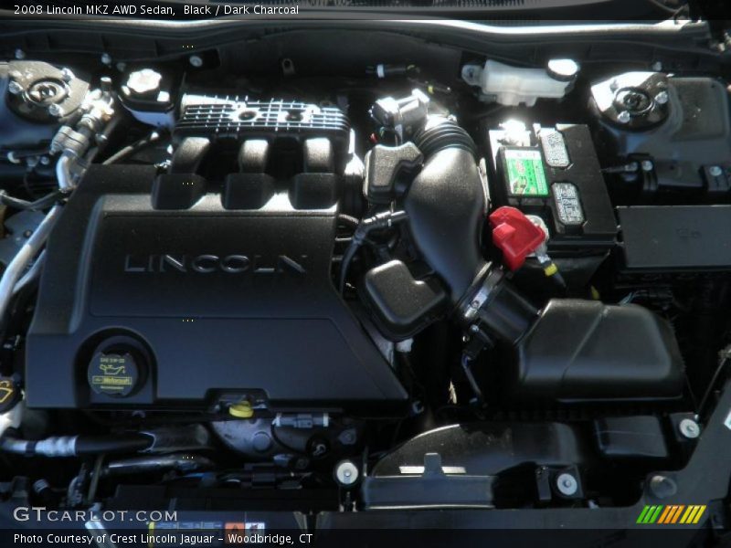 Black / Dark Charcoal 2008 Lincoln MKZ AWD Sedan