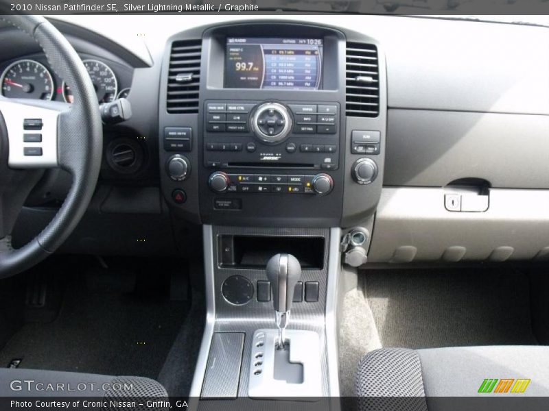 Silver Lightning Metallic / Graphite 2010 Nissan Pathfinder SE