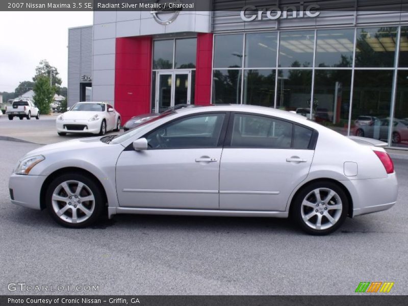 Radiant Silver Metallic / Charcoal 2007 Nissan Maxima 3.5 SE