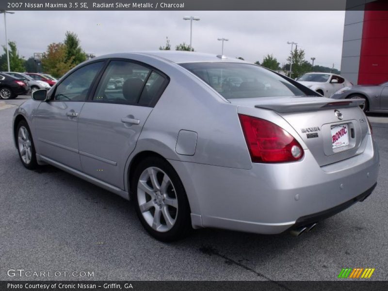 Radiant Silver Metallic / Charcoal 2007 Nissan Maxima 3.5 SE