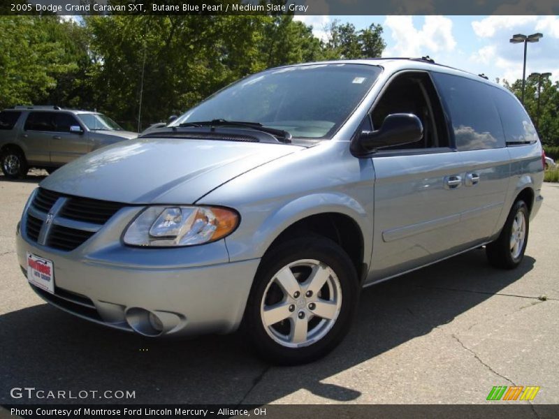 Butane Blue Pearl / Medium Slate Gray 2005 Dodge Grand Caravan SXT