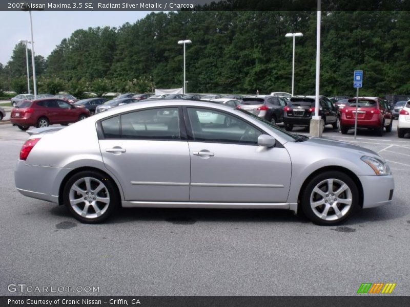 Radiant Silver Metallic / Charcoal 2007 Nissan Maxima 3.5 SE