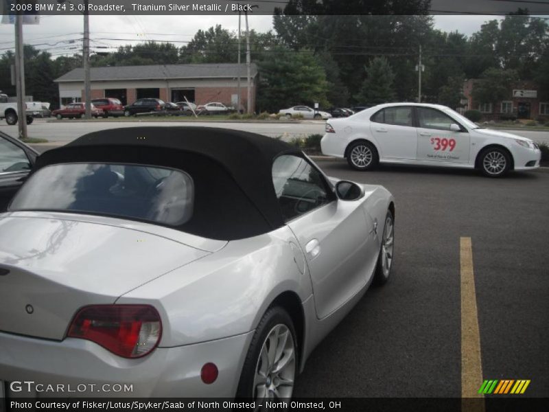Titanium Silver Metallic / Black 2008 BMW Z4 3.0i Roadster