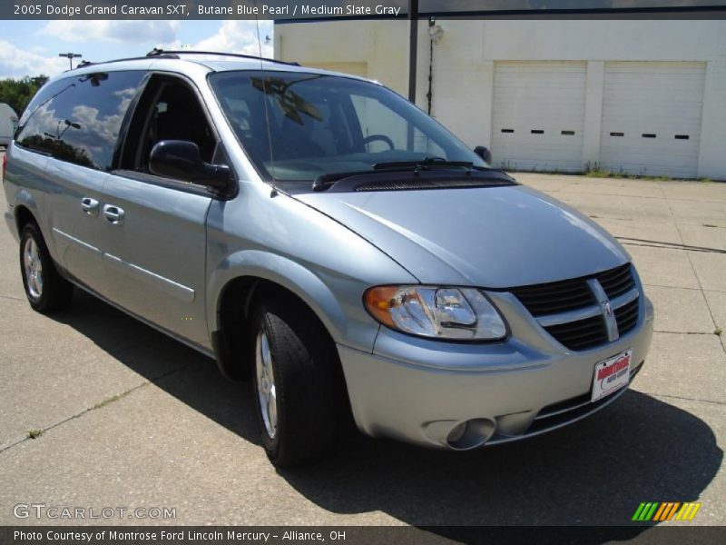 Butane Blue Pearl / Medium Slate Gray 2005 Dodge Grand Caravan SXT
