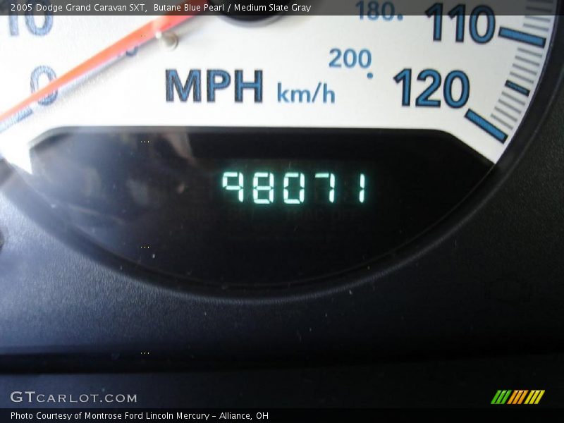 Butane Blue Pearl / Medium Slate Gray 2005 Dodge Grand Caravan SXT