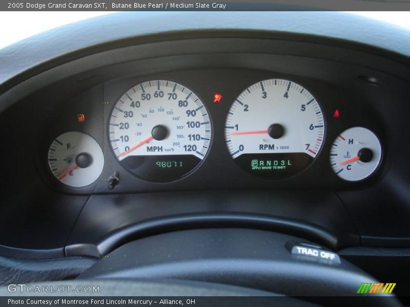 Butane Blue Pearl / Medium Slate Gray 2005 Dodge Grand Caravan SXT
