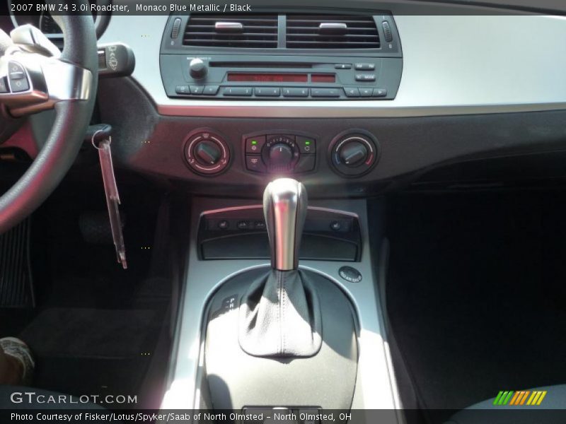 Monaco Blue Metallic / Black 2007 BMW Z4 3.0i Roadster