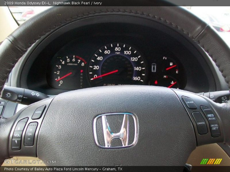 Nighthawk Black Pearl / Ivory 2009 Honda Odyssey EX-L